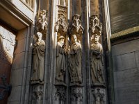 Erklärungen und Rätsel am Portal der St. Lamberti-Kirche  Erklärungen und Rätsel am Portal der St. Lamberti-Kirche : 2020.45 Jahre, Deutschland, Europa, Europe, Germany, Klassentreffen, Münster, Nordrhein-Westfalen