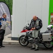 Treffpunkt, Tank und Kaffeepause bei HEM in Witzenhausen : !Moped-Touren, 2017.4-Laender, 2017.4-Länder, Deutschland, Europa, Europe, Germany, Hessen, Max-Planck-Schule, Moped-Touren, Witzenhausen