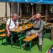 Vormittagskaffee im Gaberlhaus : !Moped-Touren, 2017.4-Laender, 2017.4-Länder, Europa, Europe, Kemetberg, Max-Planck-Schule, Moped-Touren, Steiermark, Österreich