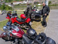 Pause an der Meuse (Maas) in Monthermé : 2018.Ardennen, Europa, Europe, Frankreich, Grand-Est, MRD